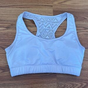 White Zyia sports bra